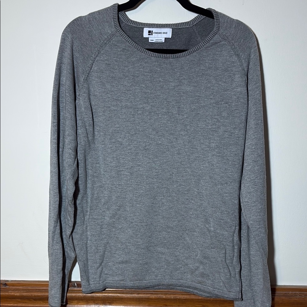 Standard Issue Gray Crewneck Sweater